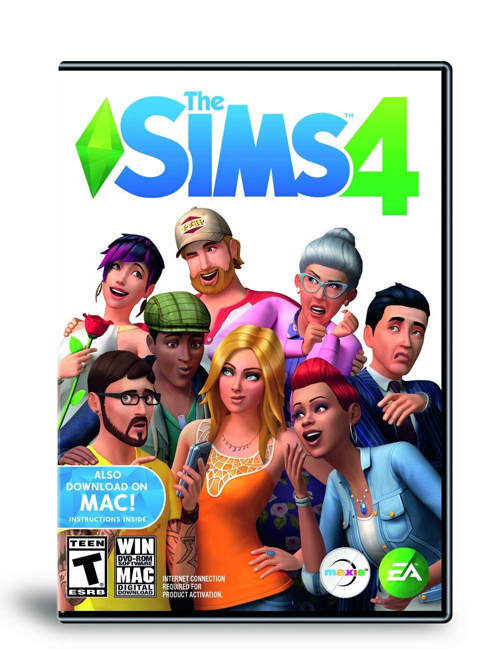 can i download sims 4 for mac to pc