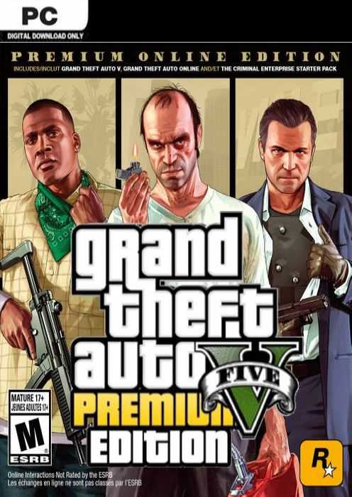 Grand Theft Auto V (GTA 5 Online) Social Club KEY + Criminal Enterprise